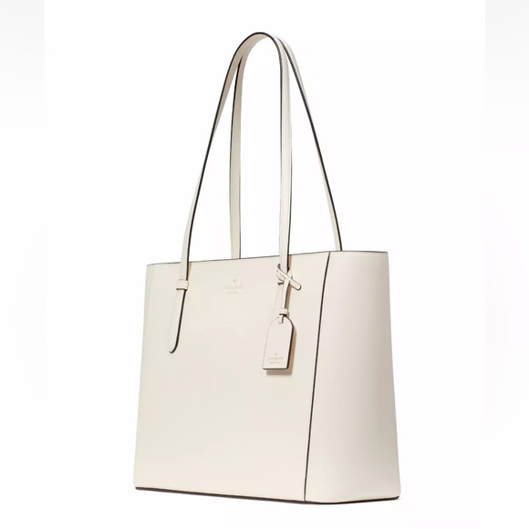 New Kate Spade Schuyler Medium Tote Saffiano Meringue - Picture 2 of 5